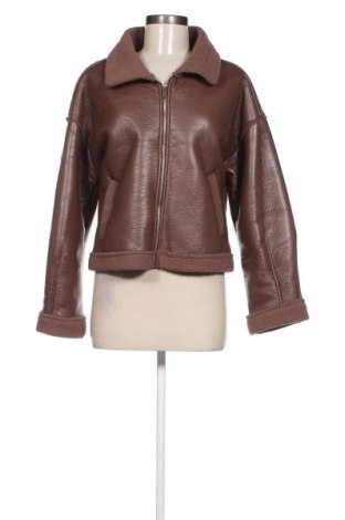 Damen Lederjacke, Größe L, Farbe Braun, Preis 40,72 €