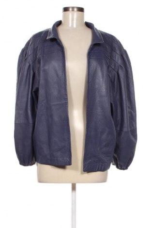 Damen Lederjacke, Größe L, Farbe Blau, Preis € 41,49