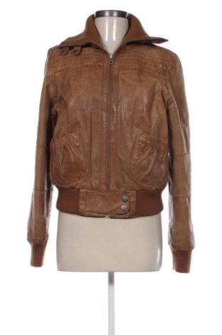 Damen Lederjacke, Größe L, Farbe Beige, Preis 67,79 €