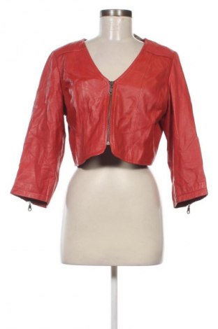Γυναικείο δερμάτινο μπουφάν Estelle, Μέγεθος L, Χρώμα Κόκκινο, Τιμή 61,99 €