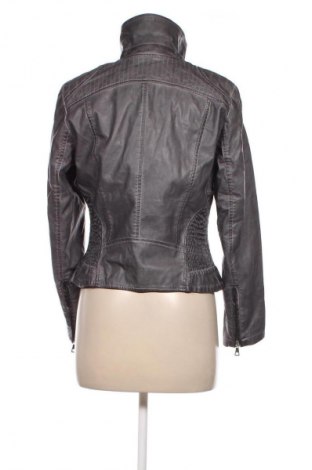 Damen Lederjacke Mainpol, Größe M, Farbe Grau, Preis 8,99 €