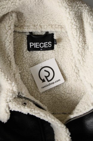 Geacă de piele pentru femei Pieces, Mărime M, Culoare Negru, Preț 162,49 Lei