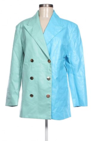 Damen Lederjacke SHEIN, Größe S, Farbe Blau, Preis 7,99 €