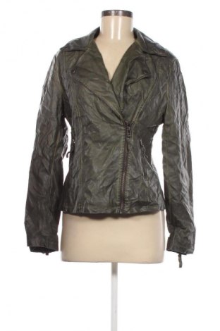 Damen Lederjacke Studio, Größe M, Farbe Grün, Preis € 8,99