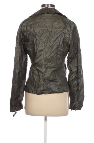 Damen Lederjacke Studio, Größe M, Farbe Grün, Preis 8,99 €