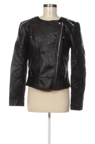 Γυναικείο δερμάτινο μπουφάν Vero Moda, Μέγεθος XL, Χρώμα Μαύρο, Τιμή 25,79 €
