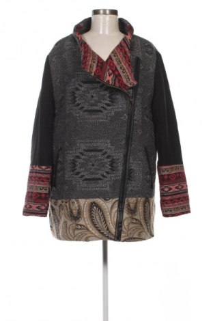 Damenmantel Desigual, Größe L, Farbe Grau, Preis € 22,99