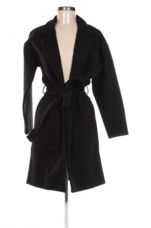 Γυναικείο παλτό Pieces, Μέγεθος M, Χρώμα Μαύρο, Τιμή 22,49 €