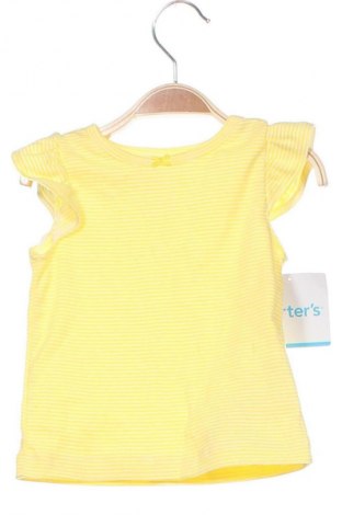 Kinder Shirt Carter's, Größe 6-9m/ 68-74 cm, Farbe Gelb, Preis 4,49 €