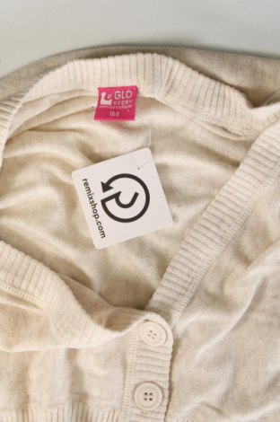 Kinder Strickjacke Glo Story, Größe 13-14y/ 164-168 cm, Farbe Beige, Preis € 5,99