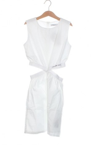 Παιδικό φόρεμα Calvin Klein Jeans, Μέγεθος 9-10y/ 140-146 εκ., Χρώμα Λευκό, Τιμή 53,99 €