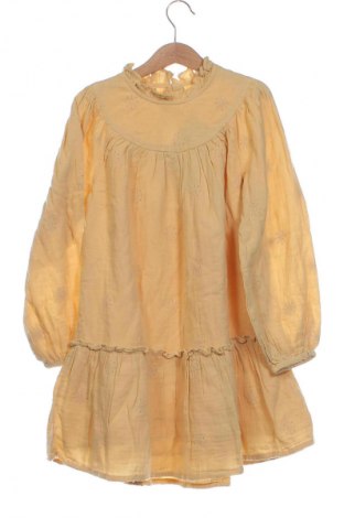 Детска рокля Mango, Размер 7-8y/ 128-134 см, Цвят Жълт, Цена 28,99 лв.