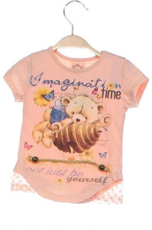 Dziecięcy T-shirt, Rozmiar 18-24m/ 86-98 cm, Kolor Różowy, Cena 27,59 zł