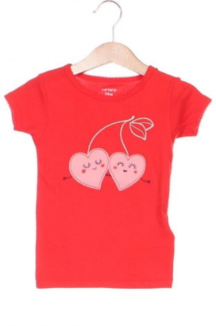 Kinder T-Shirt Carter's, Größe 18-24m/ 86-98 cm, Farbe Rot, Preis € 6,99