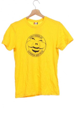 Παιδικό μπλουζάκι Clique, Μέγεθος 11-12y/ 152-158 εκ., Χρώμα Κίτρινο, Τιμή 6,29 €