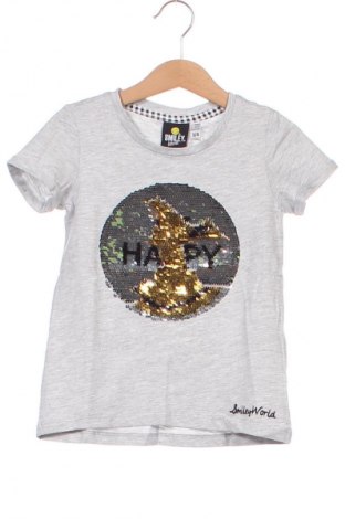 Dziecięcy T-shirt Smiley World, Rozmiar 3-4y/ 104-110 cm, Kolor Szary, Cena 42,99 zł