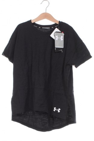 Kinder T-Shirt Under Armour, Größe My, Farbe Schwarz, Preis 19,99 €