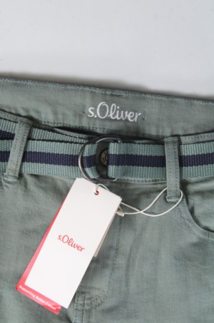 Pantaloni scurți pentru copii S.Oliver, Mărime 14-15y/ 168-170 cm, Culoare Verde, Preț 84,99 Lei