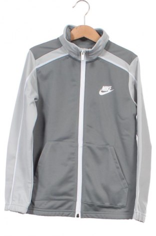 Детско спортно горнище Nike, Размер 6-7y/ 122-128 см, Цвят Сив, Цена 72,29 лв.