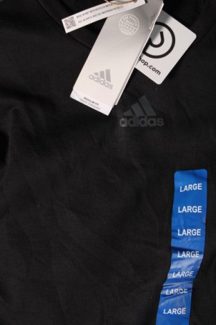 Herren Shirt Adidas, Größe L, Farbe Schwarz, Preis 53,79 €