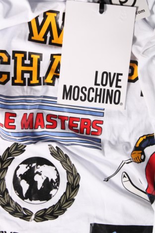 Мъжка блуза Love Moschino, Размер XS, Цвят Бял, Цена 33,99 лв.