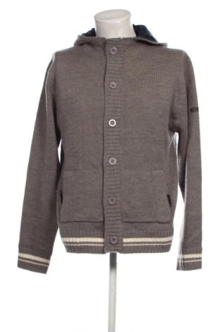 Herren Strickjacke, Größe M, Farbe Grau, Preis 7,99 €