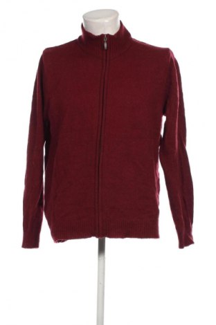 Herren Strickjacke Camargue, Größe L, Farbe Rot, Preis € 9,49