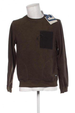 Herren Fleece Shirt Blend, Größe M, Farbe Grün, Preis 6,99 €