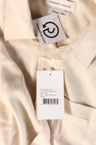 Cămașă de bărbați By Garment Makers, Mărime XXL, Culoare Bej, Preț 183,99 Lei