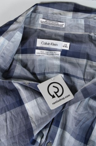 Herrenhemd Calvin Klein, Größe L, Farbe Blau, Preis € 47,79