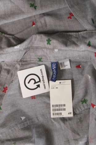 Pánská košile  H&M Divided, Velikost XS, Barva Šedá, Cena  389,00 Kč