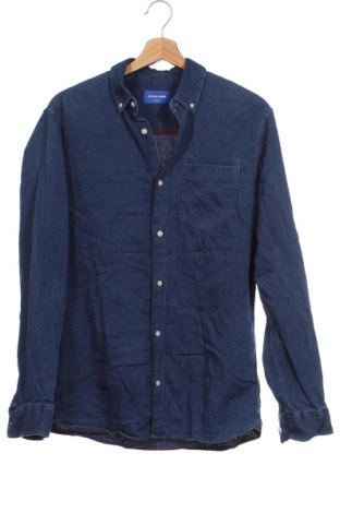Ανδρικό πουκάμισο Jack & Jones, Μέγεθος S, Χρώμα Μπλέ, Τιμή 21,29 €