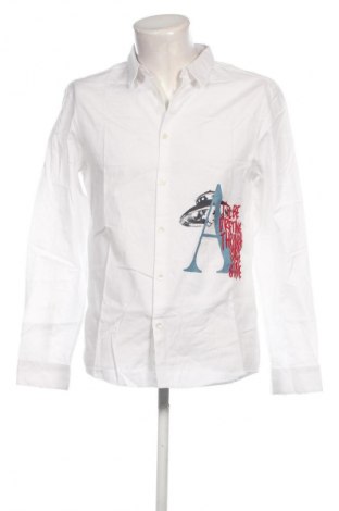 Herrenhemd Jack & Jones, Größe L, Farbe Weiß, Preis € 23,25