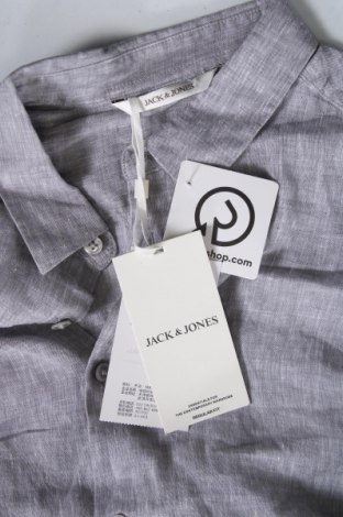 Ανδρικό πουκάμισο Jack & Jones, Μέγεθος S, Χρώμα Γκρί, Τιμή 42,49 €