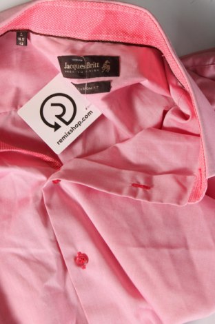 Herrenhemd Jacques Britt, Größe L, Farbe Rosa, Preis € 4,79