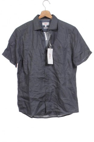 Ανδρικό πουκάμισο S.Oliver, Μέγεθος S, Χρώμα Γκρί, Τιμή 39,99 €