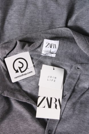 Herrenhemd Zara, Größe M, Farbe Grau, Preis € 22,70