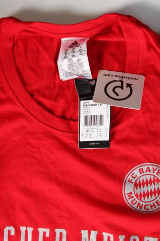 Męski T-shirt Adidas, Rozmiar XXL, Kolor Czerwony, Cena 89,99 zł