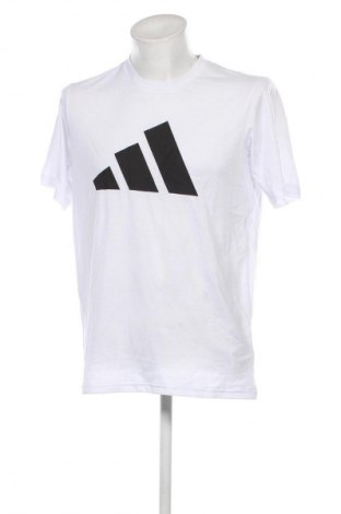 Herren T-Shirt Adidas, Größe M, Farbe Weiß, Preis € 31,99