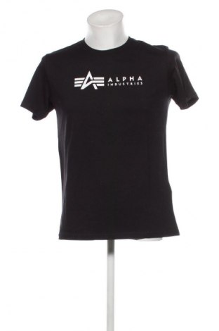 Herren T-Shirt Alpha Industries, Größe M, Farbe Schwarz, Preis € 26,29