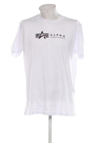 Herren T-Shirt Alpha Industries, Größe XXL, Farbe Weiß, Preis 15,99 €