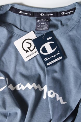 Ανδρικό t-shirt Champion, Μέγεθος L, Χρώμα Μπλέ, Τιμή 18,56 €