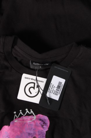 Ανδρικό t-shirt Closure, Μέγεθος L, Χρώμα Μαύρο, Τιμή 14,99 €