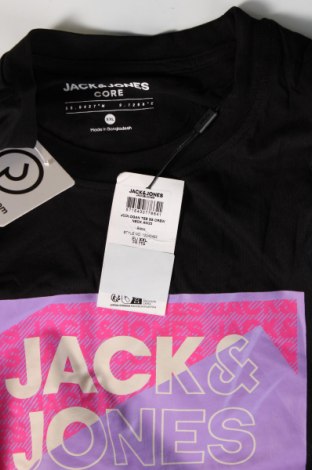 Мъжка тениска Core By Jack & Jones, Размер XXL, Цвят Черен, Цена 31,29 лв.