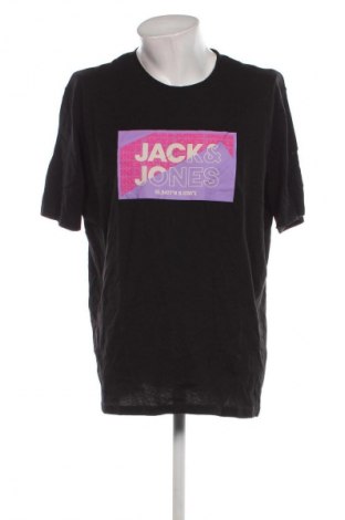 Ανδρικό t-shirt Core By Jack & Jones, Μέγεθος XXL, Χρώμα Μαύρο, Τιμή 5,99 €