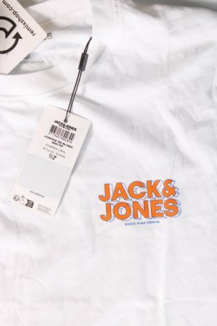 Мъжка тениска Core By Jack & Jones, Размер M, Цвят Бял, Цена 31,29 лв.