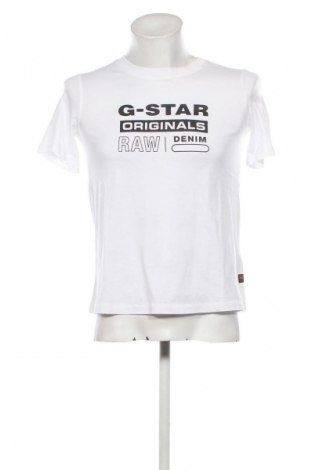 Herren T-Shirt G-Star Raw, Größe S, Farbe Weiß, Preis 29,90 €