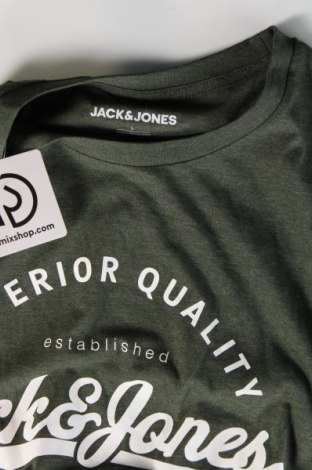 Ανδρικό t-shirt Jack & Jones, Μέγεθος L, Χρώμα Πράσινο, Τιμή 11,29 €