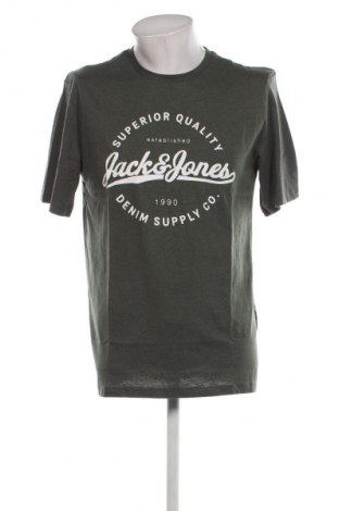 Мъжка тениска Jack & Jones, Размер L, Цвят Зелен, Цена 29,99 лв.