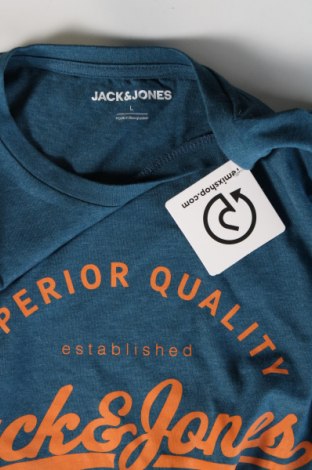 Мъжка тениска Jack & Jones, Размер L, Цвят Син, Цена 14,99 лв.